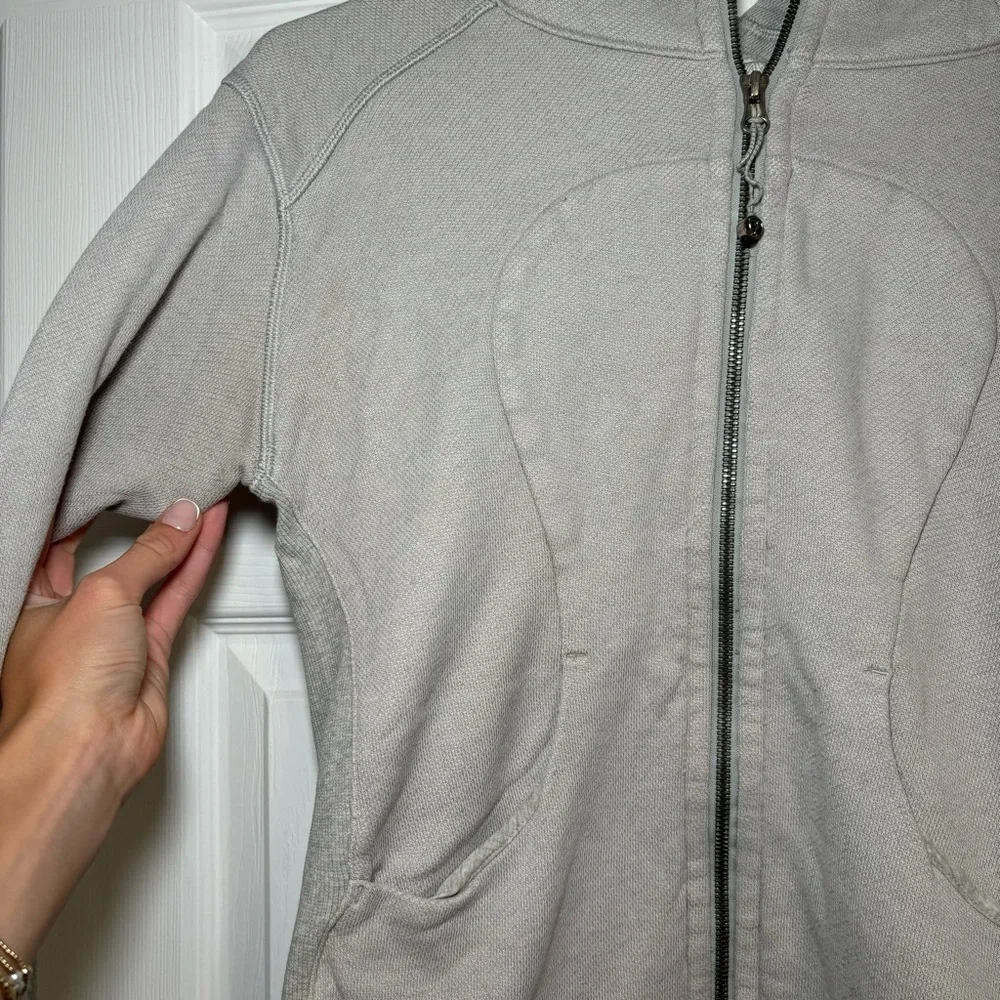 Lululemon Grey Zip Up Sweatshirt